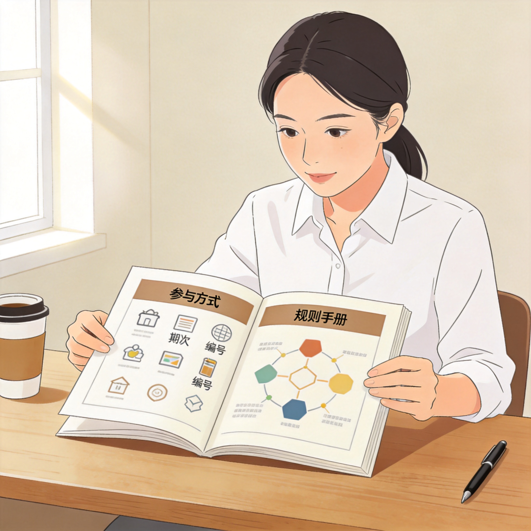 规则介绍页面的名词对照示意，展示概念与解释的并列排布